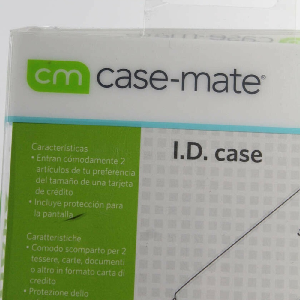 CASE-MATE BARELY THERE I.D. CELL PHONE CASE BLACK - Picture 3 of 3